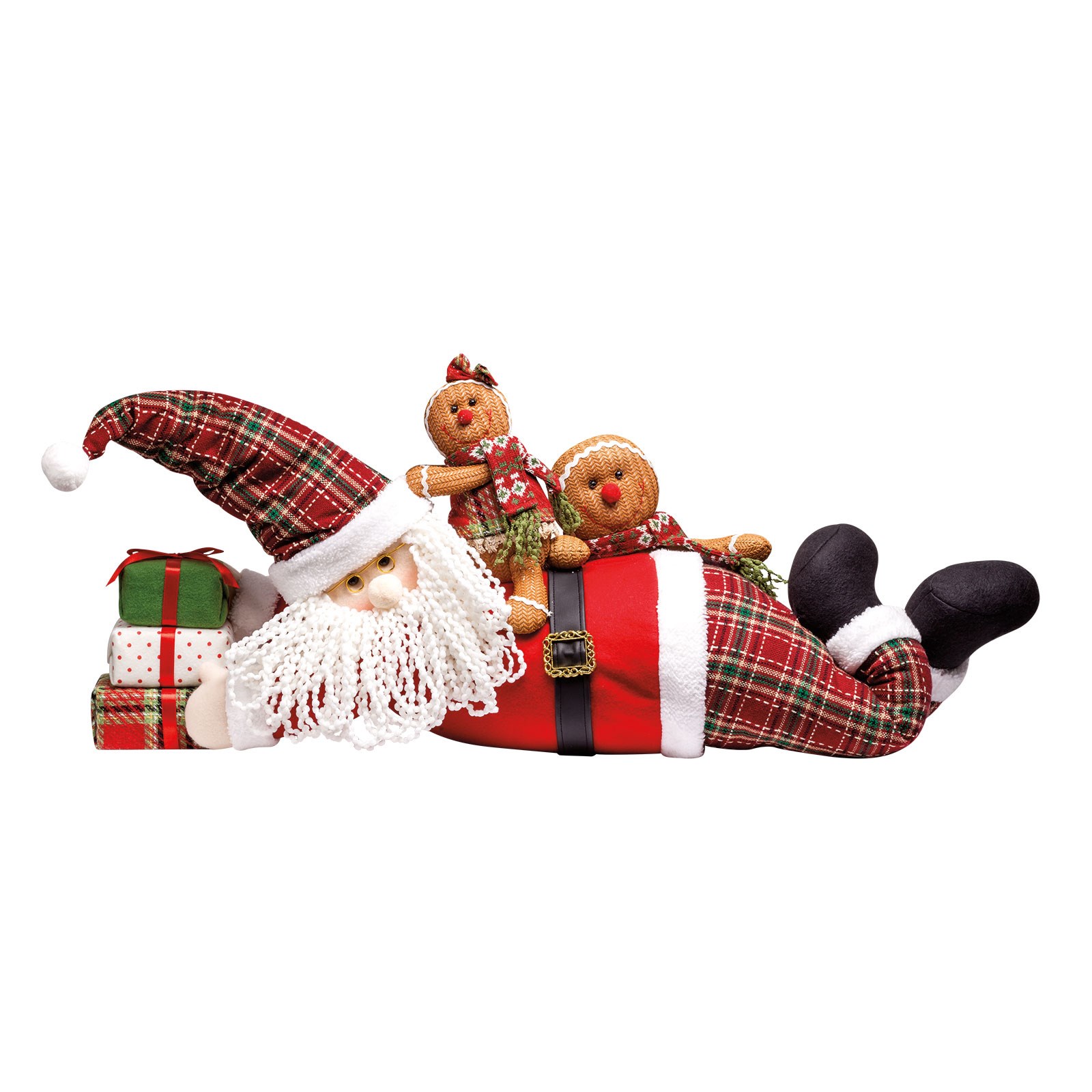 31404 Draft Blocker Santa And Gingerbread Man Home